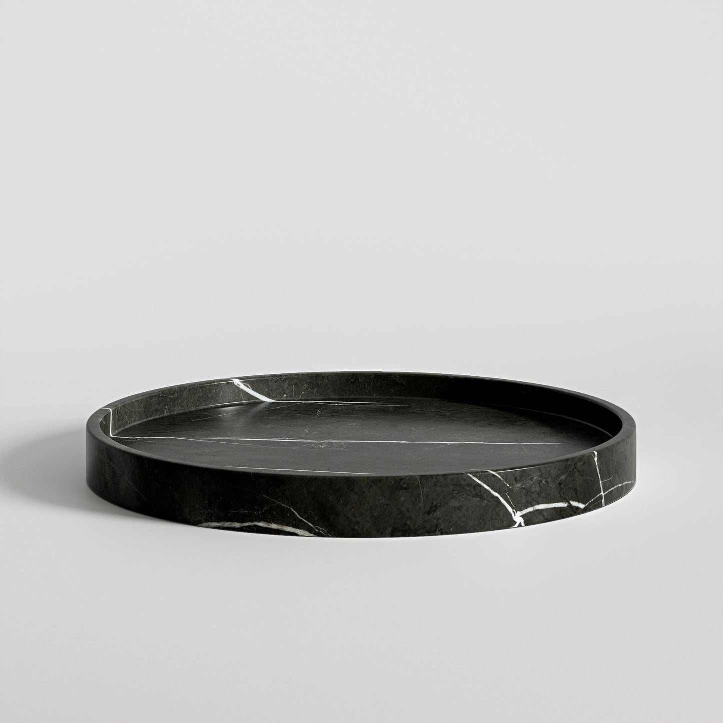 Affinity Pietra Grey Marble Round Tray