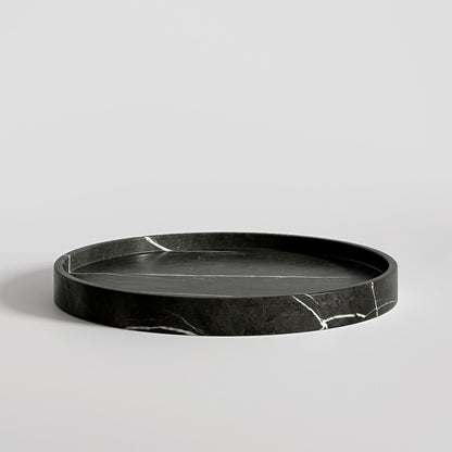 Affinity Pietra Grey Marble Round Tray