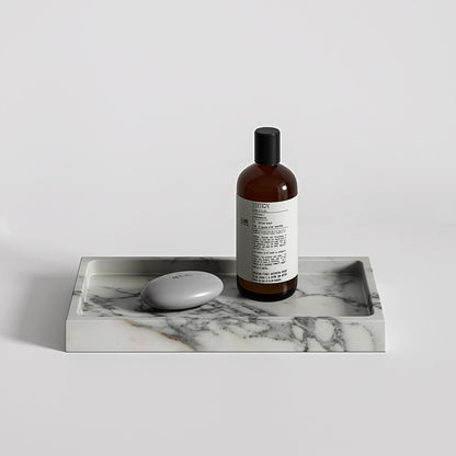 Affinity Arabescato Marble Rectangular Tray