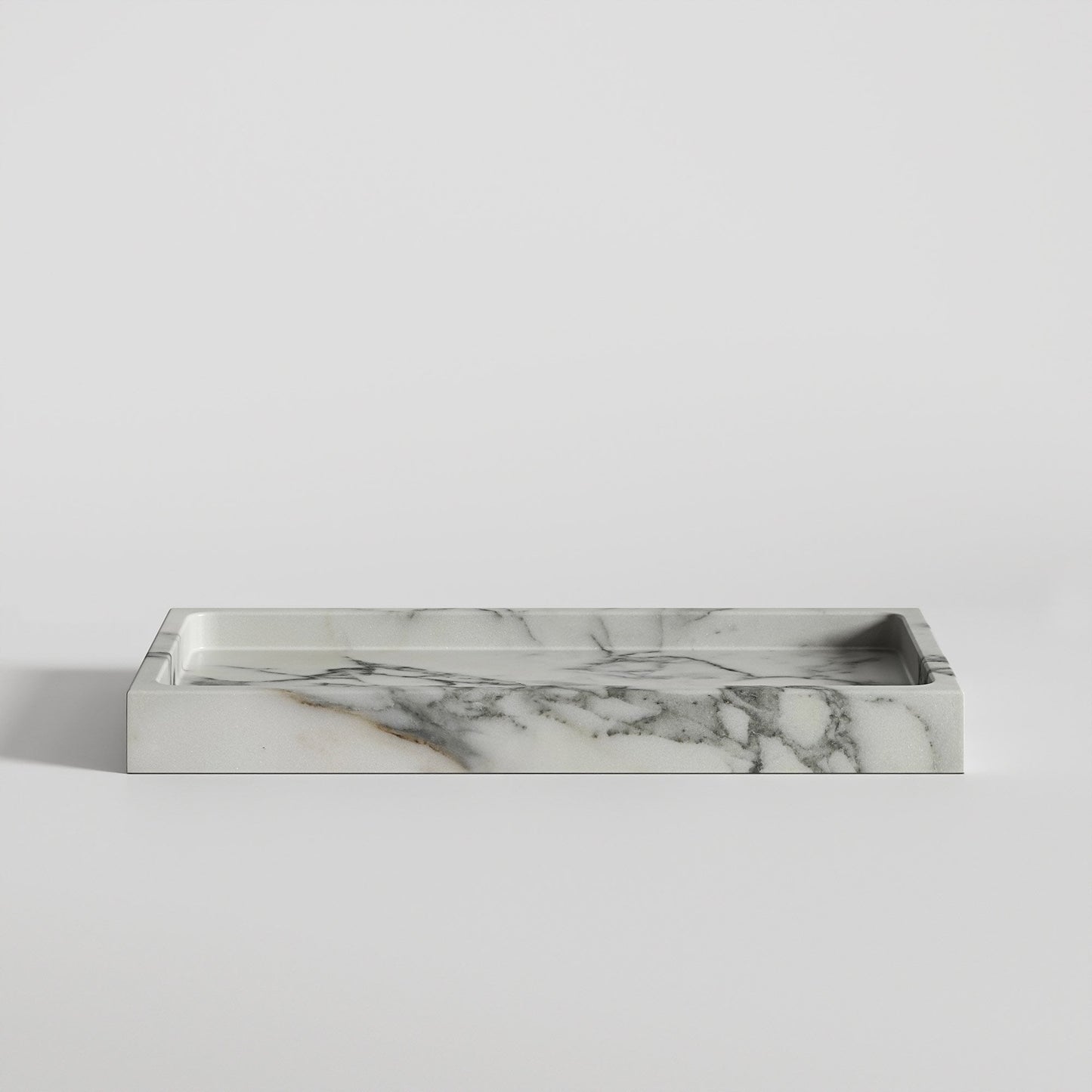 Affinity Arabescato Marble Rectangular Tray