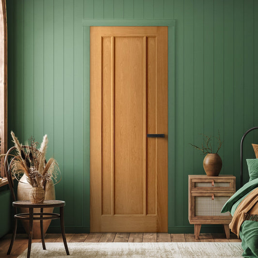 Oak Internal Fully Finished Toledo 3 Panel Door (122059)