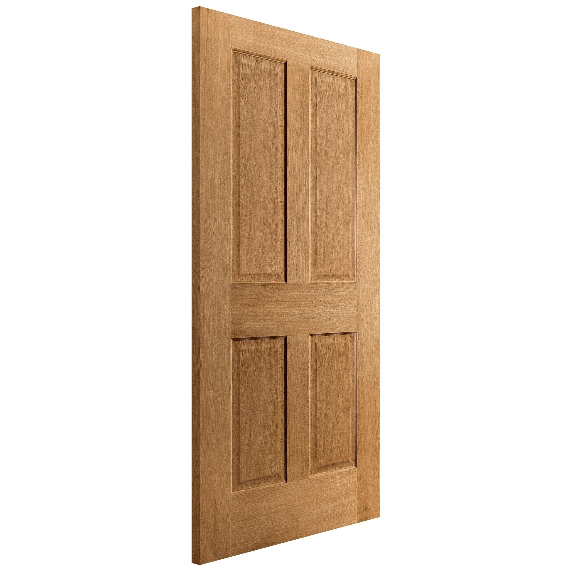 Oak Internal Fully Finished Victorian 4 Panel FD30 Fire Door (122063)