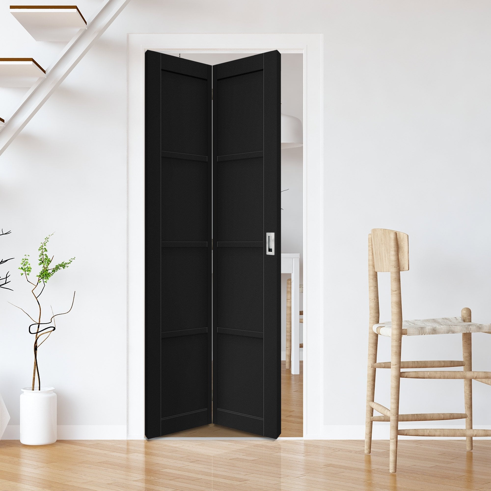 Liberty Doors Jet Black Internal Fully Finished Industrial Studio