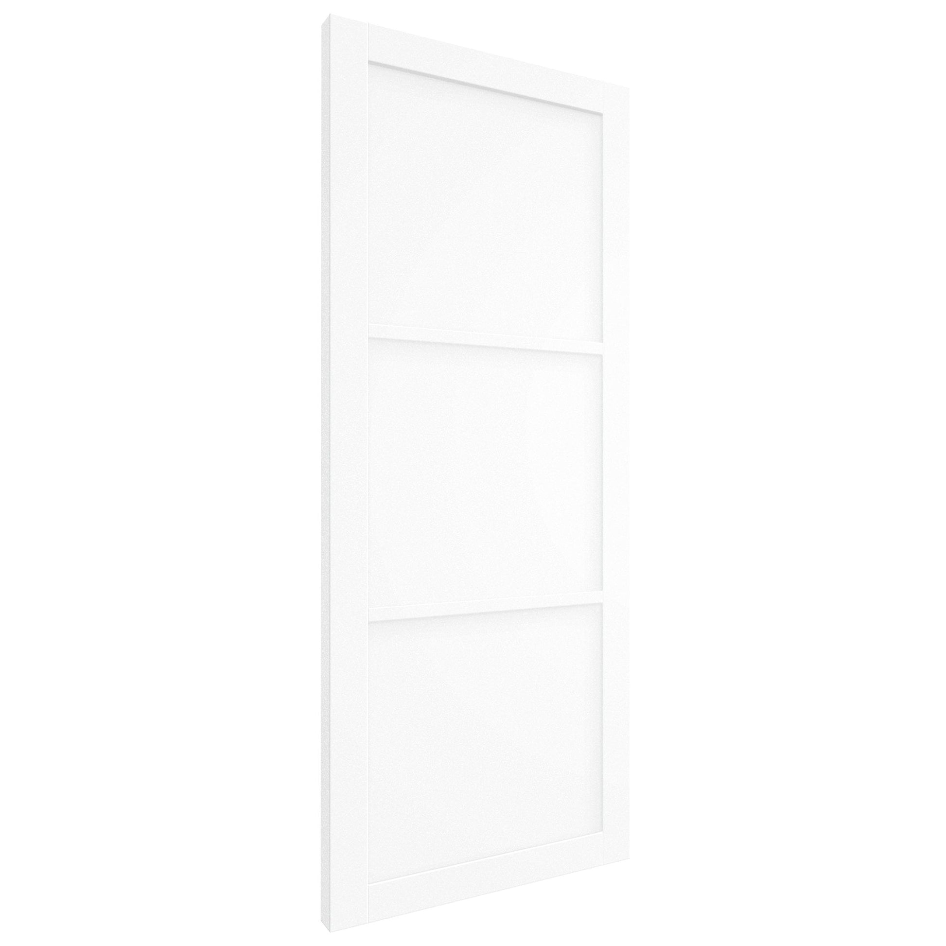 Internal Primed Studio Industrial 3 Panel Door (121192)