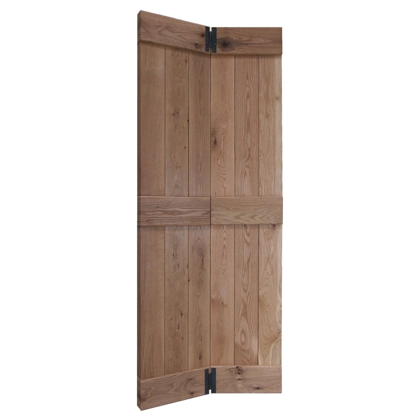 Oak Internal Unfinished Rustic Grange Solid Bi-Fold Door (107967)