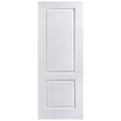 B-Grade White Internal Unfinished Lifestyle Moulded Smooth Caprice 2 Panel Door (123855)