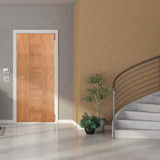 B-Grade Oak Internal Unfinished Malaga Door (IOMAL)