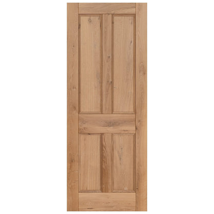 B-Grade Rustic Oak Internal Fully Finished Victorian 4 Panel Door (LOLRUSOAK)
