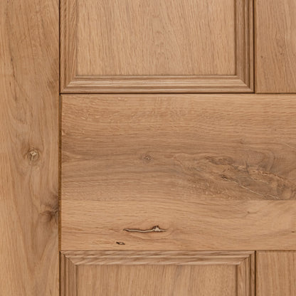 B-Grade Rustic Oak Internal Fully Finished Victorian 4 Panel Door (LOLRUSOAK)