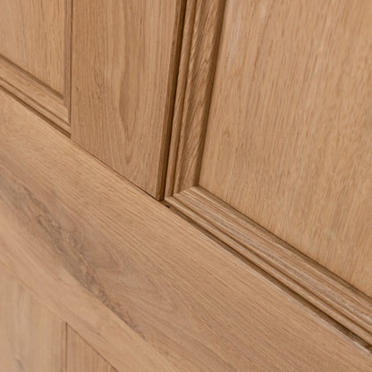 B-Grade Rustic Oak Internal Fully Finished Victorian 4 Panel Door (LOLRUSOAK)