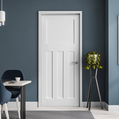B-Grade White Internal Primed 1930's DX FD30 Fire Door (123888)
