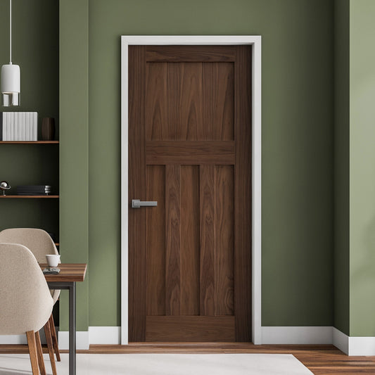 B-Grade Walnut Internal Fully Finished 1930's DX Door (123896)