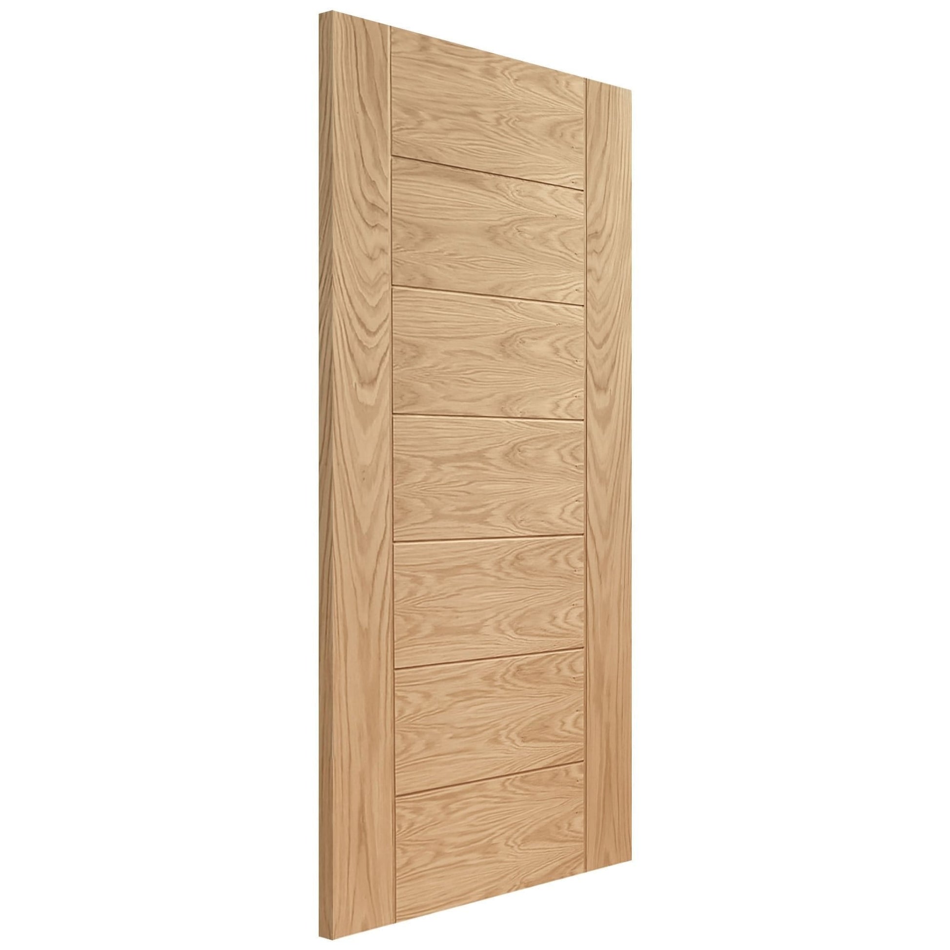 B-Grade Oak Internal Fully Finished Pedrena 7 Panel FD30 Fire Door (123900)