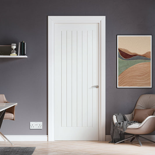 B-Grade White Internal Primed Cottage Door (123905)
