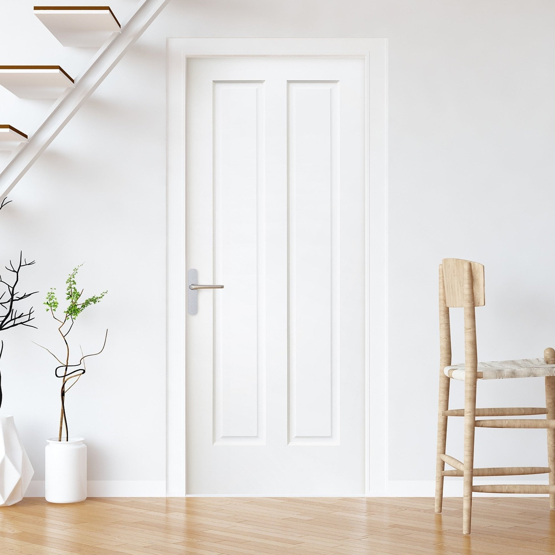 B-Grade White Internal Primed Almere 2 Panel Door (123910)