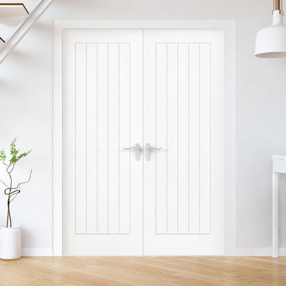 B-Grade White Internal Moulded Textured Lifestyle Farley Door (123912)