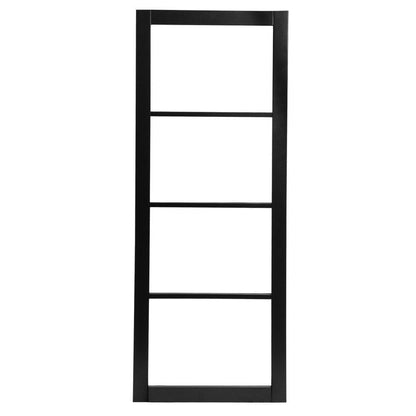 B-Grade Black Internal Primed Industrial 2.0 Lifestyle 4 Light Clear Glass Door (123917)