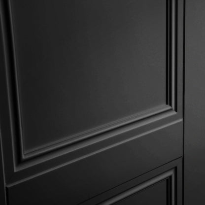 B-Grade Black Internal Fully Finished Elegance Henley 3 Panel FD30 Fire Door (123926)