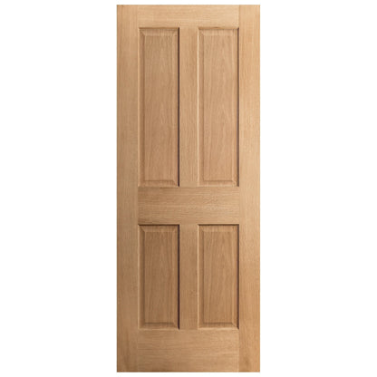 B-Grade Oak Internal Unfinished Traditional Victorian 4P Door (123927)
