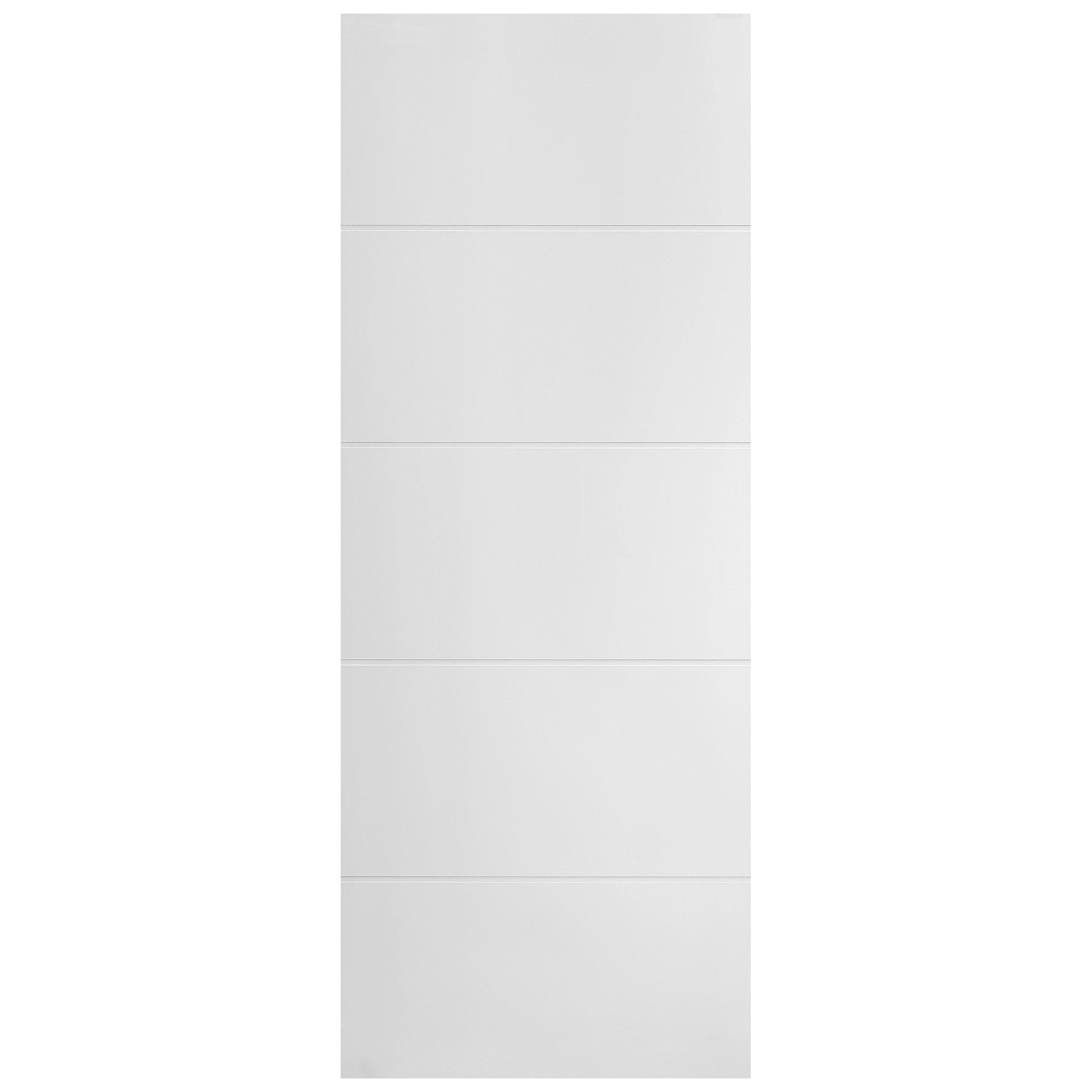B-Grade White Internal Moulded Lifestyle Horizontal 5 Panel Door (123948)