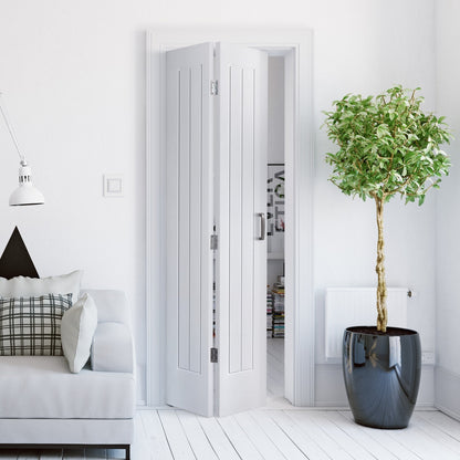 B-Grade White Internal Bi-fold Primed Cottage Door (123956)