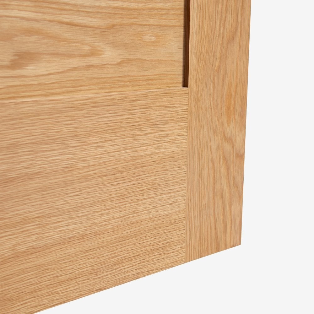 B-Grade Oak Internal Fully Finished Edison 7 Panel FD30 Fire Door (123957)