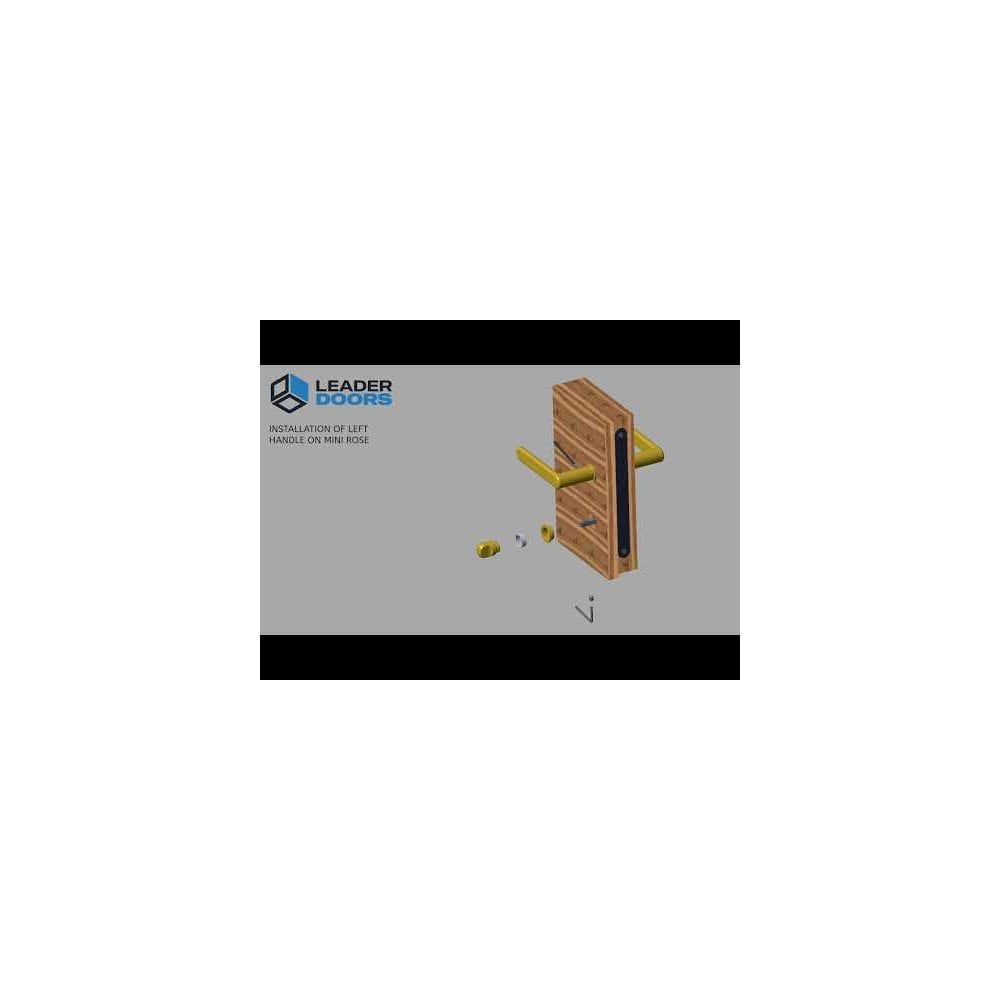 B-Grade Black Internal Fully Finished Industrial Studio 3 Panel Door (123961)