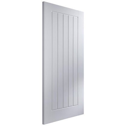 B-Grade White Internal Primed Woodgrain Newark 1 Panel Door (123711)