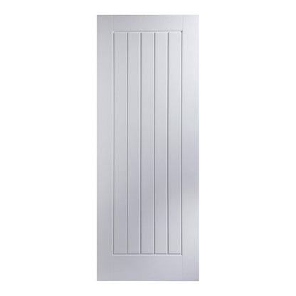 B-Grade White Internal Primed Woodgrain Newark 1 Panel Door (123711)