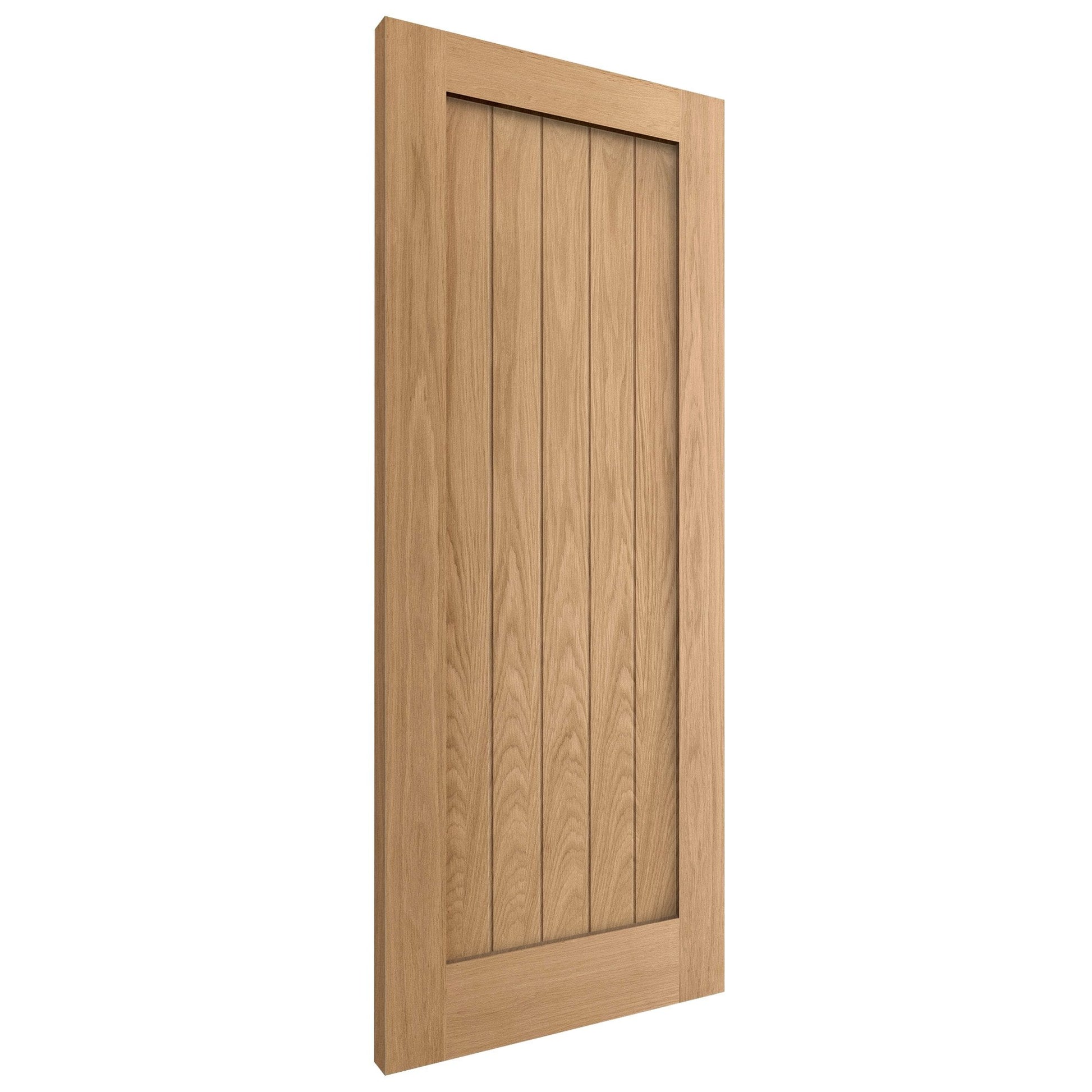 Internal Oak Unfinished Slimline LD Mexicano Door (123970)