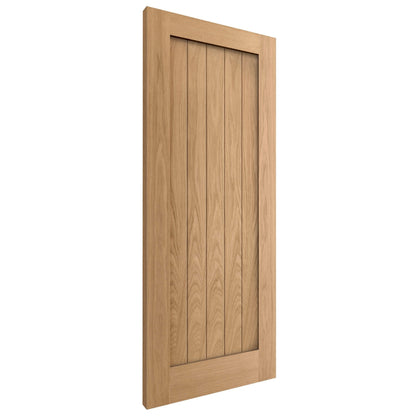 Internal Oak Unfinished Slimline LD Mexicano Door (123970)