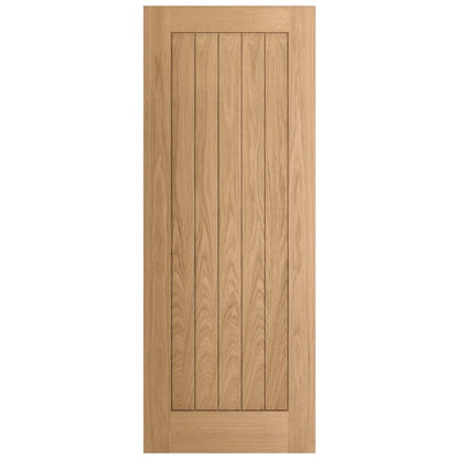B-Grade Oak Internal Unfinished LD Mexicano Door (124005)