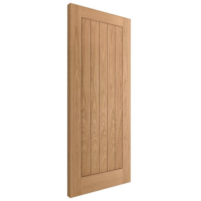 B-Grade Oak Internal Unfinished LD Mexicano Door (124005)