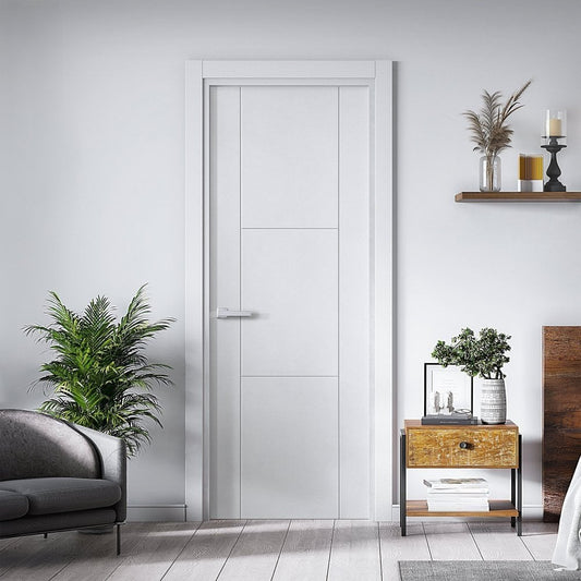 B-Grade White Internal Primed Trent Door (124008)