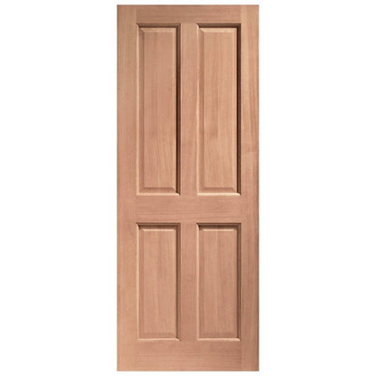 B-Grade Hardwood Unfinished External 4 Panel Door (124022)
