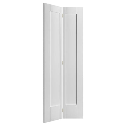 B-Grade White Internal Primed Bifold Pattern 10 2 Panel Door (124023)