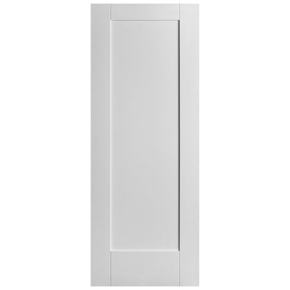 B-Grade White Internal Primed 1 Panel FD30 Fire Door (124017)