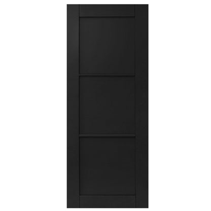 B-Grade Black Internal Fully Finished Industrial Studio 3 Panel FD30 Fire Door (124069)