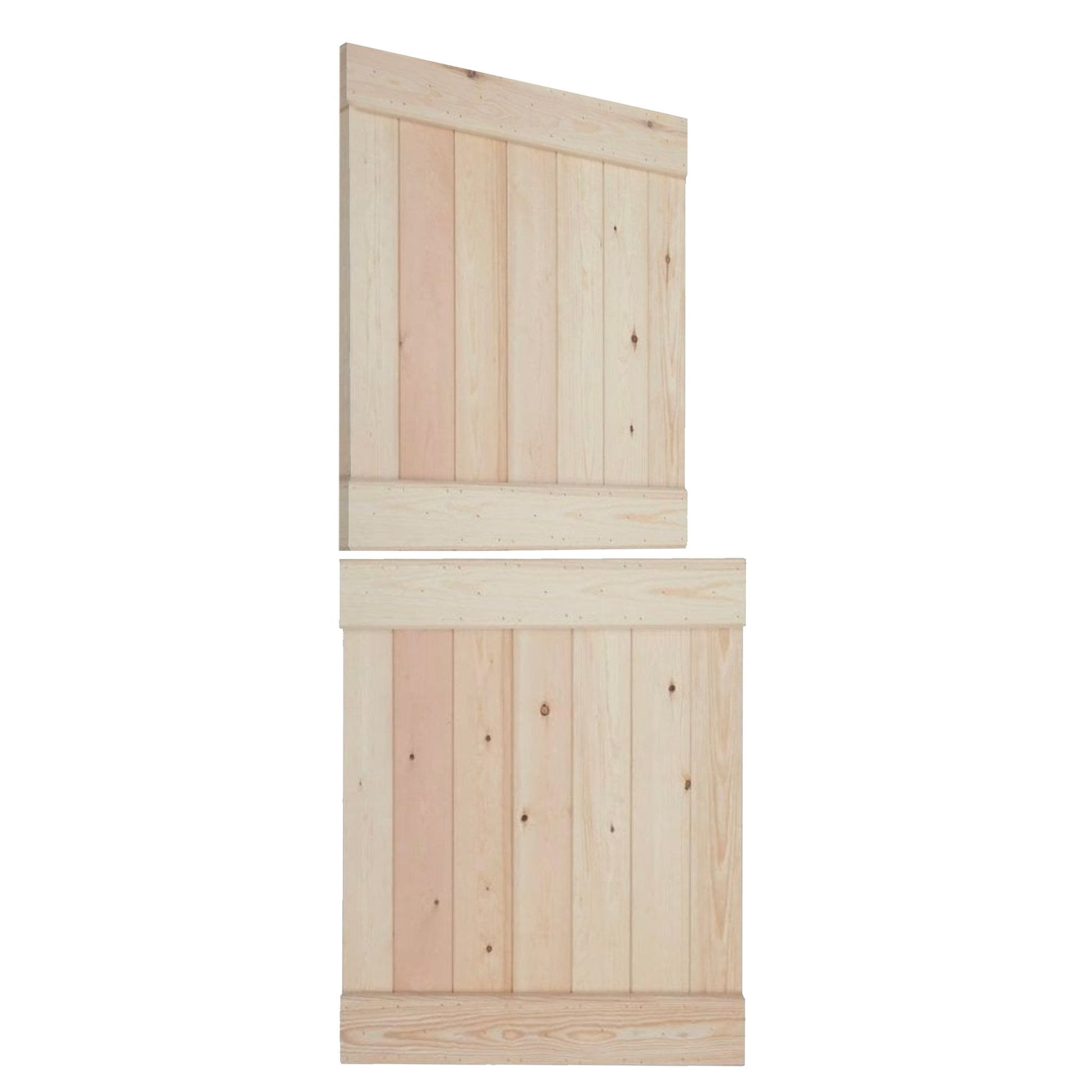 Scandinavian Pine Internal Unfinished Grange Solid Made-to-Measure Stable Door (124115)
