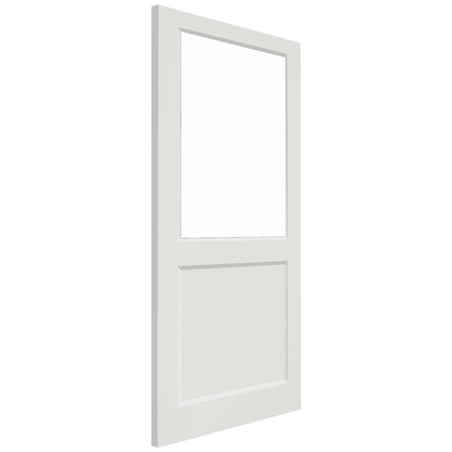B-Grade White External Primed 2XG Clear Double Glazed Door (124119)