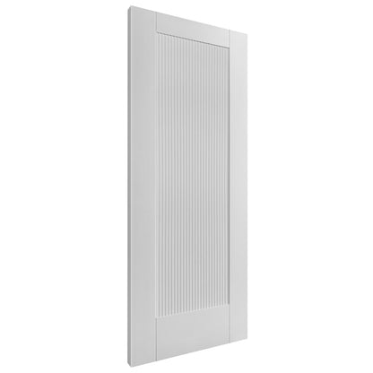 White Internal Primed Fluted Pattern 10 Panelled Door (124132)