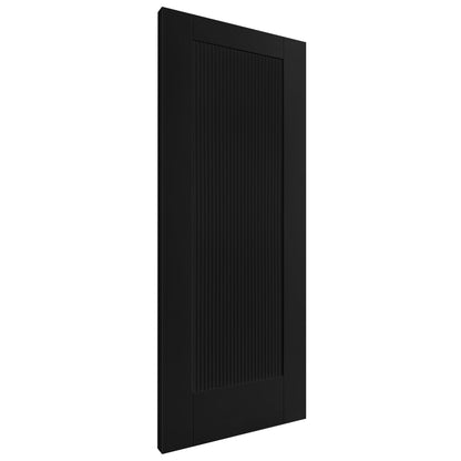 Black Internal Fully Finished Fluted Pattern 10 Panelled Door (124133)