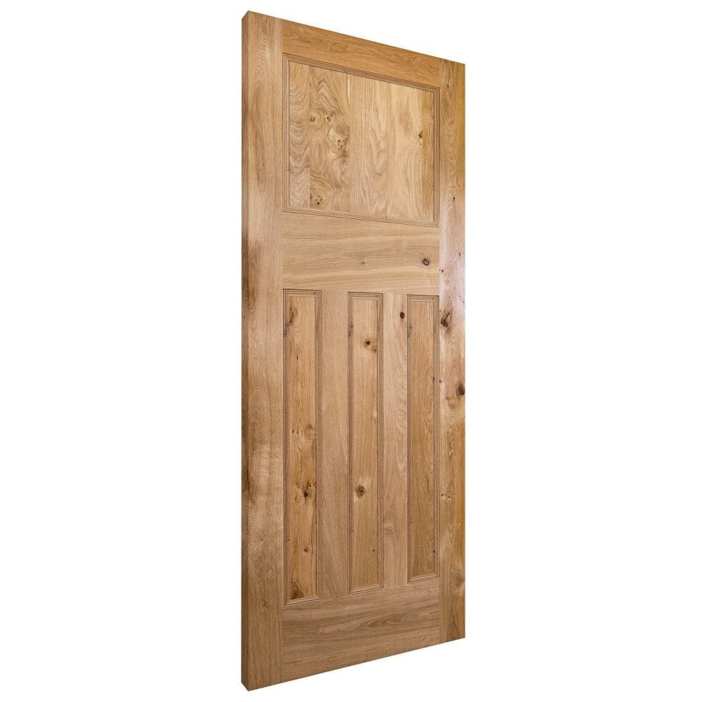 B-Grade Internal Rustic Oak Fully Finished 1930's DX Door (124141)
