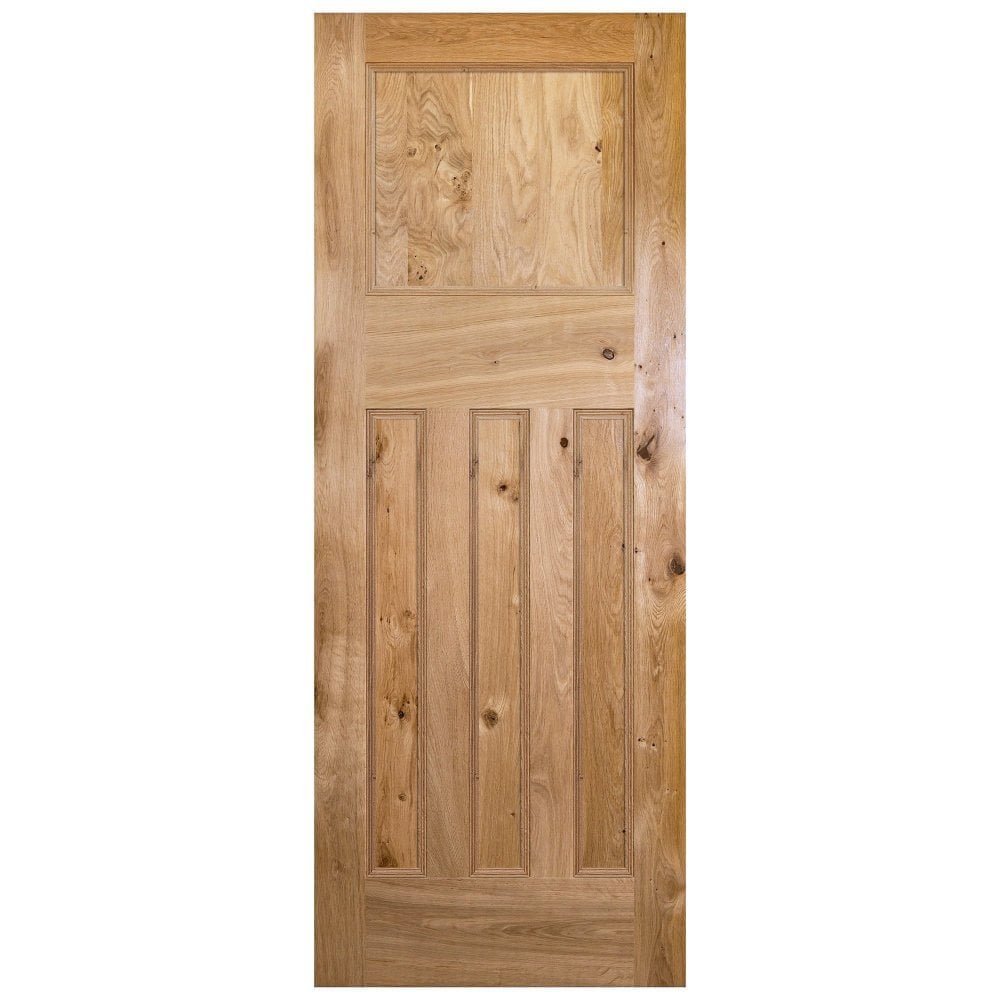 B-Grade Internal Rustic Oak Fully Finished 1930's DX Door (124141)