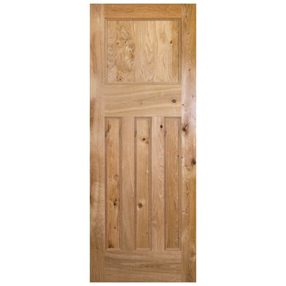 B-Grade Internal Rustic Oak Fully Finished 1930's DX Door (124141)