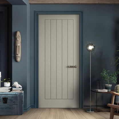 B-Grade Silk Grey Internal Fully Finished Farley FD30 Fire Door (124143)