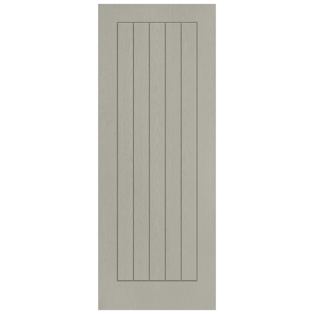 B-Grade Silk Grey Internal Fully Finished Farley FD30 Fire Door (124143)