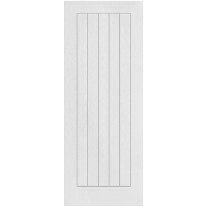 B-Grade White Internal Moulded Textured Lifestyle Farley FD30 Fire Door (124147)