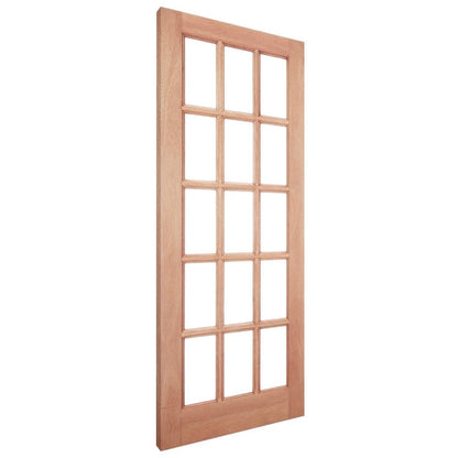 B-Grade Hardwood External Unfinished SA 15 Light Unglazed Door (124149)