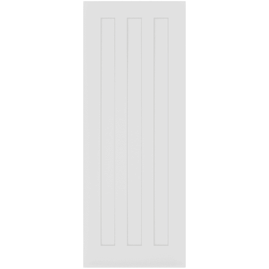 B-Grade White Internal Primed Chester 3 Panel Door (124178)